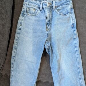 Zara Faded Blue Denim Jeans